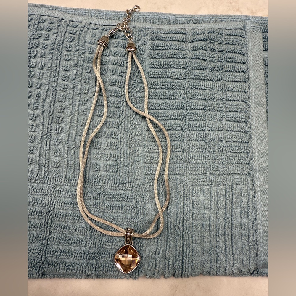Brighton Pink ( champagne pink stone) necklace